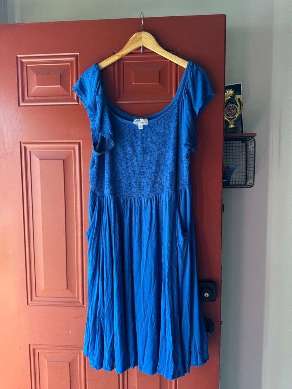 torrid Royal Blue Scoop-Neck Midi Dress